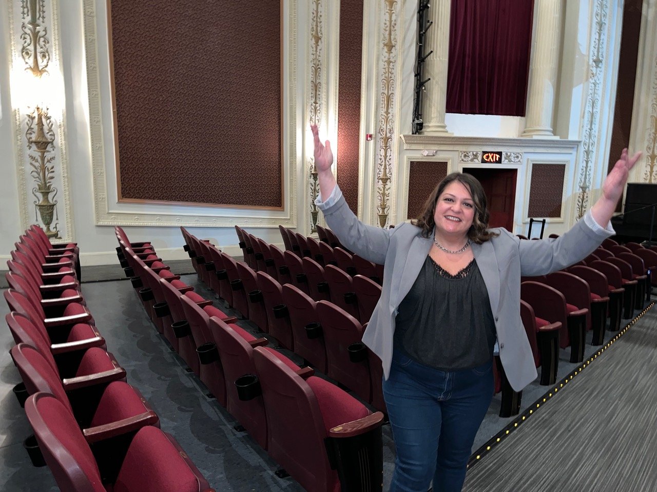 Patchogue Theatre for the Performing Arts associate director Jodi Giambrone invites patrons to return to the theatre with their February shows and beyond.